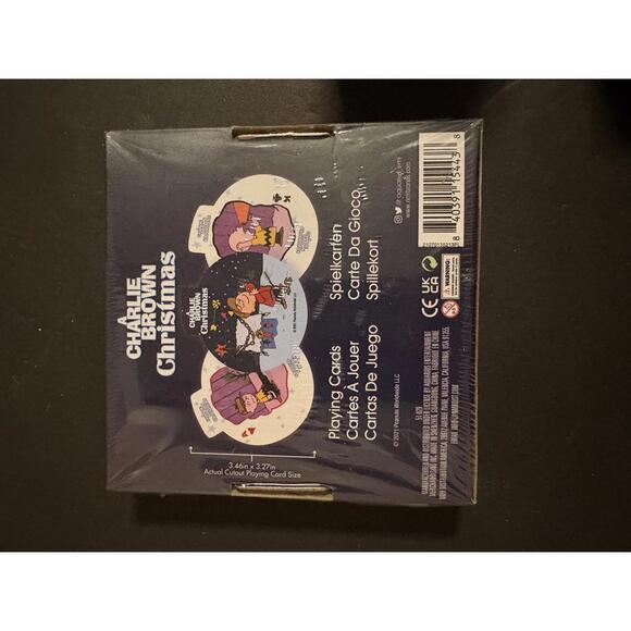 Charlie Brown Christmas Playing Card Deck Ornament Shaped New! - Picture 2 of 2